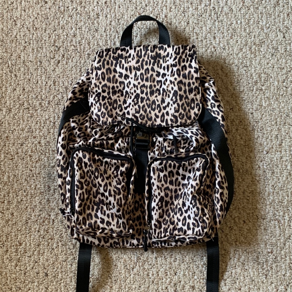 Zara Leopard Print Backpack - Picture 2 of 14